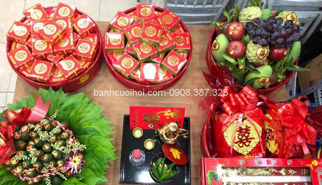 Mâm quả cưới hỏi miền nam