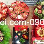 Mâm quả cưới hỏi, Số mâm số lễ vật trong mâm quả cưới