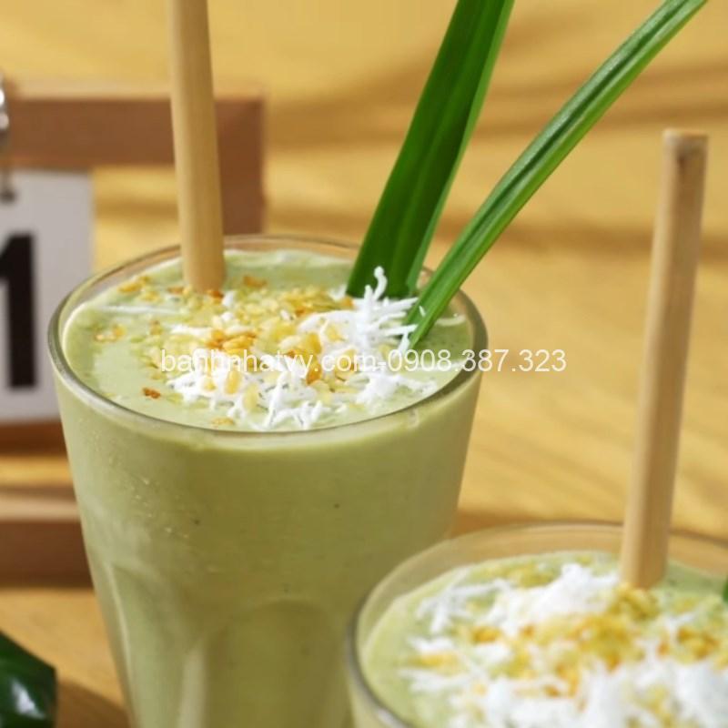 Sinh tố bánh cốm cốt dừa