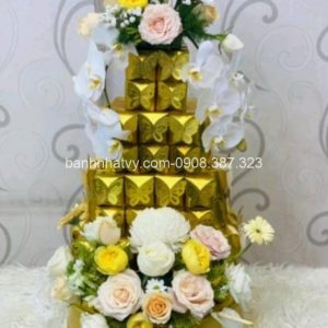 105 bánh phu thê dừa hộp bướm vàng